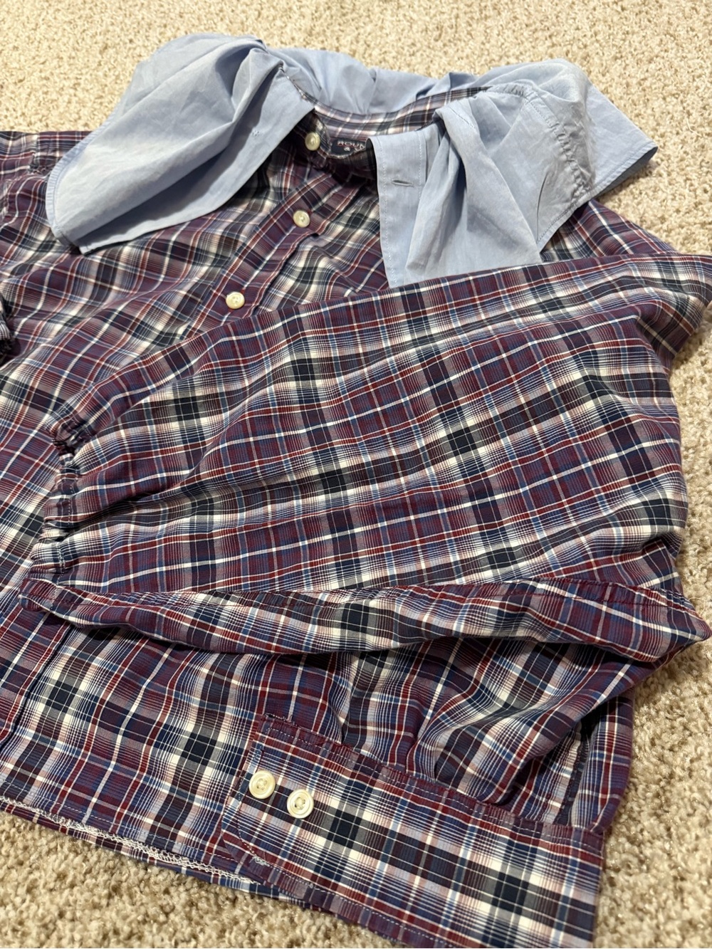 Upcycled Ruffled Collar Shirt - Picture 5 of 7